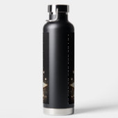 Bouteille D'eau Nymphéa & Papillon Pailleté (Droite)