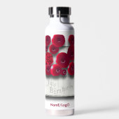 Bouteille D'eau objet_4_variations sur le rubis (Gauche)