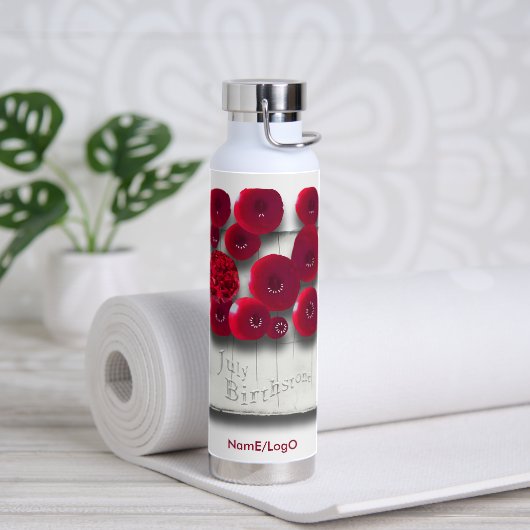 Bouteille D'eau objet_4_variations sur le rubis (Yoga)