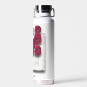 Bouteille D'eau objet_4_variations sur le rubis (Arrière)