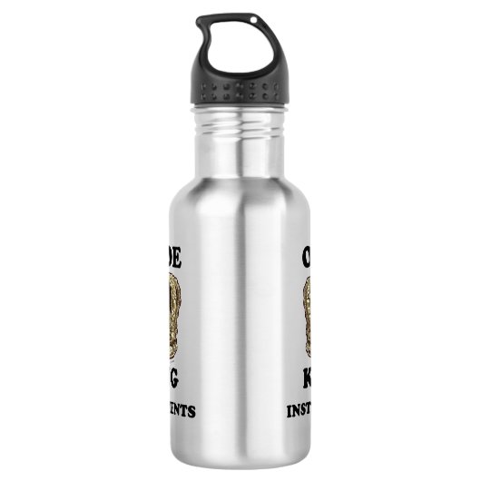 Bouteille D'eau Oboe Roi des Instruments (Dos)