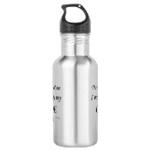 Bouteille D'eau Oboe Voices dit qu'il faut jouer (Dos)