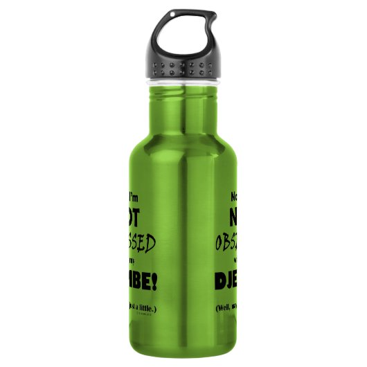 Bouteille D'eau Obsédé Djembe (Devant)