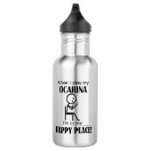 Bouteille D'eau Ocarina Happy Place (Droite)