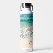 Bouteille D'eau Ocean Beach Shore pour ajouter votre nom (Avant)