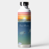 Bouteille d'eau Ocean Sunrise & Turtles (Droite)