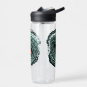 Bouteille D'eau Œil de prédateur reptile primal (Gauche)