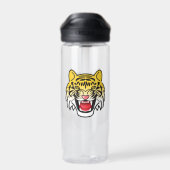 Bouteille D'eau OEuvre faciale riant de tigre (Arrière)