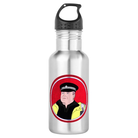 Bouteille D'eau Officier de police (Devant)