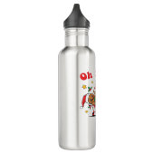 Bouteille D'eau Oh Snap Gingerbread École infirmière Noël classiqu (Gauche)