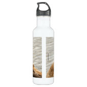 Bouteille D'eau Oie du Canada sur le lac (Dos)