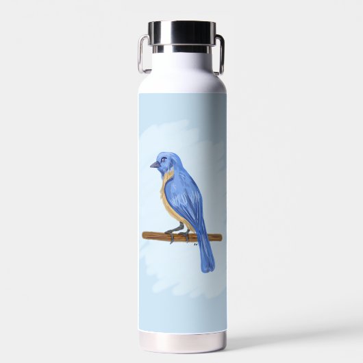 Bouteille D'eau Oiseau bleu (Avant)