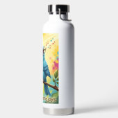 Bouteille d'eau Oiseau Bleu Chantant Mignon (Droite)