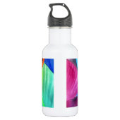 Bouteille D'eau Oiseau du Paradis Strelitzia fleur art tropical (Dos)