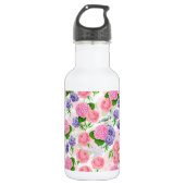 Bouteille D'eau Oiseau et fleurs (Devant)