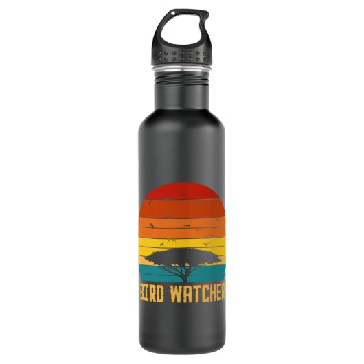 Bouteille D'eau Oiseau Oiseau Oiseau Observation Oiseau Rétro Vi (Devant)