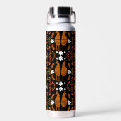 Bouteille D'eau Oiseau traditionnel germanique folklorique (Arrière)