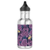 Bouteille D'eau Oiseaux dans le jardin violet lilas (Droite)