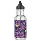Bouteille D'eau Oiseaux dans le jardin violet lilas (Gauche)