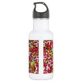 Bouteille D'eau Oiseaux et hanches roses de chien (Dos)