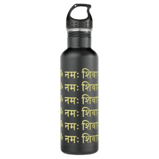 Bouteille D'eau Om Namah Shivaya Hindi Sanskrit Mantra Aum Namo Sh