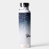 Bouteille D'eau Ombre bleu et blanc personnalisé (Plage)