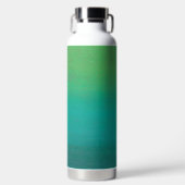 Bouteille d'eau Ombre turquoise / Vert (Avant)