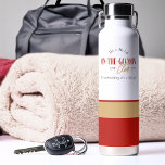 Bouteille D'eau On the Go Mom Club It's a Lifestyle Fun<br><div class="desc">Waterbottle for an on the go Mom. The bottle is printed with "This is my life. On the go Mom Club .. it's not rushing, it's a lifestyle" and you can personalize with the est. year. Fun and useful gift for a wife, mom or friend in the "on-the-go mom club"....</div>