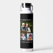 Bouteille D'eau Oncle 3 Photo Collage noir (Avant)