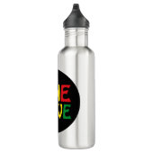 Bouteille D'eau One Love, Reggae design (Droite)