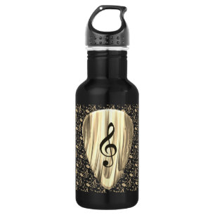 Bouteille D'eau Onglet de guitare de notes musicales personnalisée