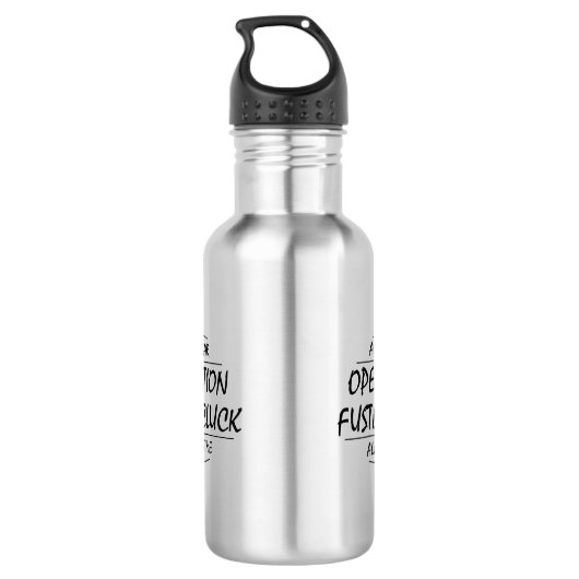 Bouteille D'eau Opération Fustercluck (Dos)