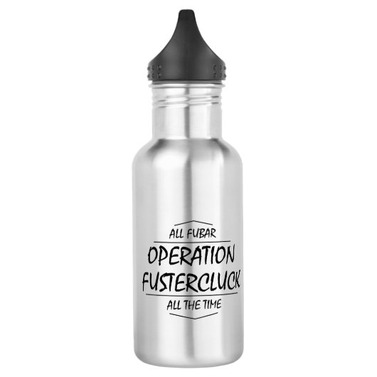 Bouteille D'eau Opération Fustercluck (Gauche)