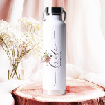 Bouteille D'eau Ophelia Cottagecore Dusty Rose Floral Bride<br><div class="desc">Célébrez votre histoire d'amour avec la beauté intemporelle de la collection mariage "Ophelia Floral" dans la couleur rose poussiéreuse, conçue pour évoquer romance et élégance. Cette suite mariage est ornée de fleurs d'aquarelle peintes à la main et d'un feuillage délicat, qui capturent la grâce et le charme d'un mariage d'inspiration...</div>