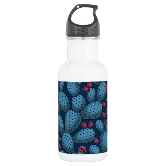 Bouteille D'eau Opuntie de floraison (Devant)