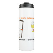 Bouteille d'eau Orange Angel Duck 710ml (Devant)