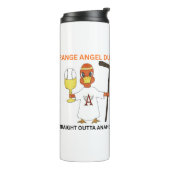 Bouteille d'eau Orange Angel Duck 710ml (Tourné sur la gauche)