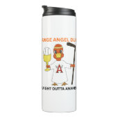Bouteille d'eau Orange Angel Duck 710ml (Tourné sur la droite)