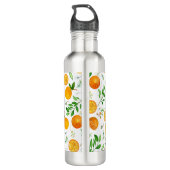 Bouteille D'eau Orange Citrus été Floral Motif botanique (Dos)