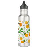 Bouteille D'eau Orange Citrus été Floral Motif botanique (Droite)
