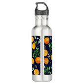 Bouteille D'eau Orange Citrus été Floral Motif botanique (Dos)