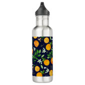 Bouteille D'eau Orange Citrus été Floral Motif botanique (Droite)