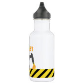 Bouteille D'eau Orange Excavator Véhicule de construction Enfants (Droite)