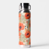 Bouteille D'eau Orange Poppy Meadow (Arrière)