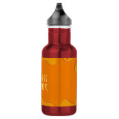 Bouteille d'eau orange rouge Endless Summer (Droite)