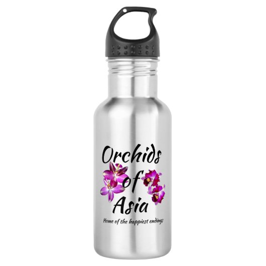 Bouteille D'eau Orchidées d'Asie (Devant)