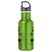 Bouteille D'eau Organe observé (Dos)