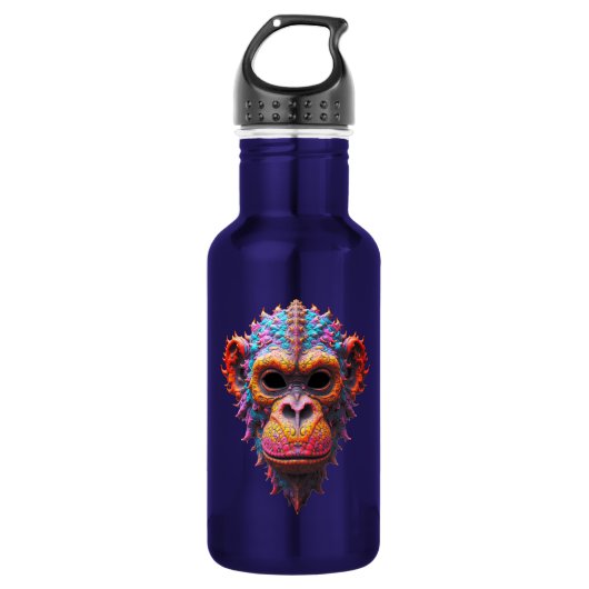Bouteille D'eau Ornate Chimp Mask (Devant)