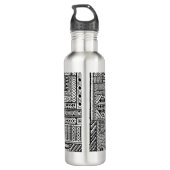 Bouteille D'eau Ornement ethnique (Dos)