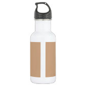 Bouteille D'eau Oryx brown beige color name (Dos)